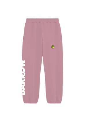 BARROW smiley logo trousers - Pink