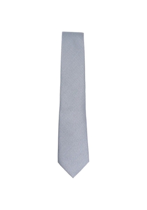 Giorgio Armani textured tie - Blue