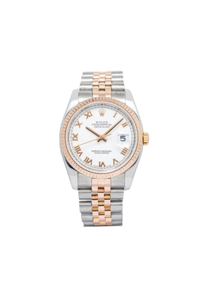 Rolex pre-owned Datejust 36mm - White