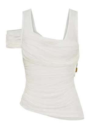 Christopher Esber Beach Glass draped tank top - White