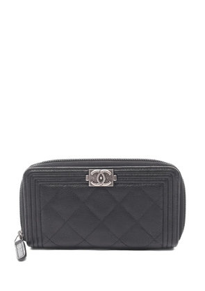 CHANEL Pre-Owned 2016-2017 Chanel Boy wallet - Black