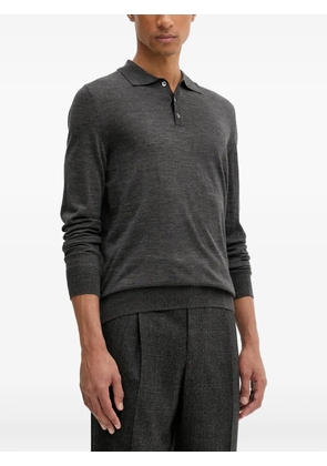 Barena long-sleeve polo shirt - Grey