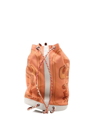 Hermès Pre-Owned 2013 Silk Brides de Gala Sac Soie Cool 22 backpack - White