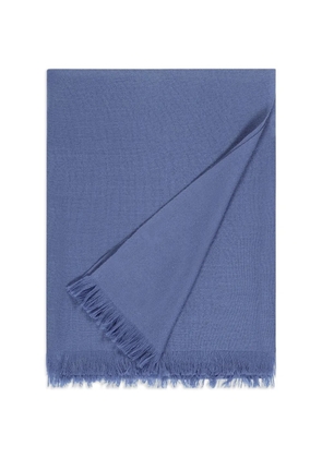 BOMPARD fringed voile scarf - Blue