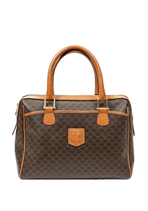 Celine Pre-Owned Boston macadam canvas tote bag - Brown