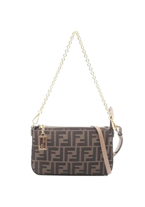 Fendi Pre-Owned Zucca pouch handbag - Brown