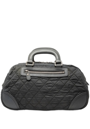 CHANEL Pre-Owned 2005-2006 Paris New York Quilted Nylon Duffle handbag - Grey