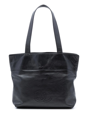 CHANEL Pre-Owned 1997-1999 CC Lambskin tote bag - Black