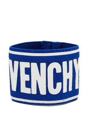 Givenchy Pre-Owned logo-detail wristband - Blue
