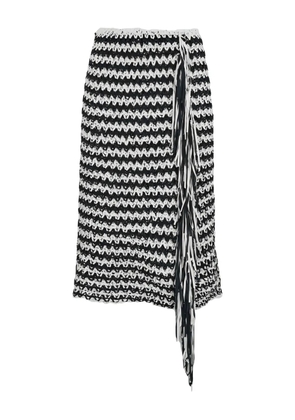 Liviana Conti fringed skirt - Black