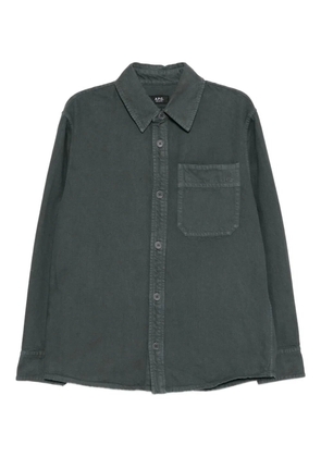 A.P.C. twill shirt jacket - Grey