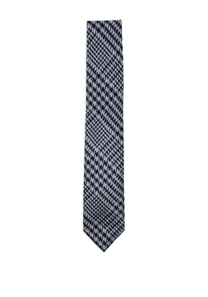 TOM FORD patterned silk tie - Blue