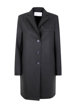 Harris Wharf London button-fastening wool coat - Grey