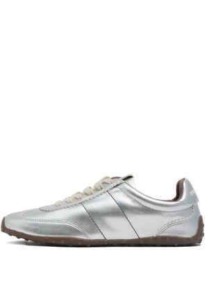 Bimba y Lola stitched lace-up sneakers - Silver