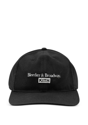 KITH Aaron embroidered cap - Black
