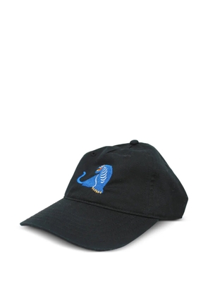 Melt embroidery-adjustable cap hat - Black