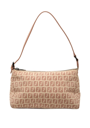Fendi Pre-Owned 2000-2010 Zucchino Canvas Pochette shoulder bag - Brown