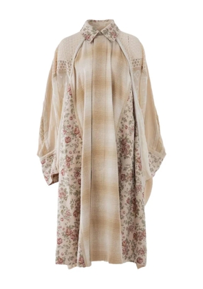 COMMUNS floral-print coat - Neutrals