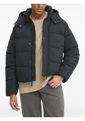 Abercrombie & Fitch buttoned hooded jacket - Black