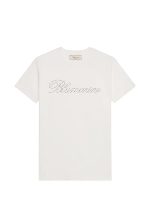 Blumarine rhinestone-embellishment T-shirt - White