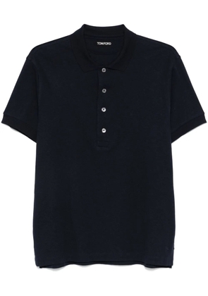 TOM FORD jersey polo shirt - Blue