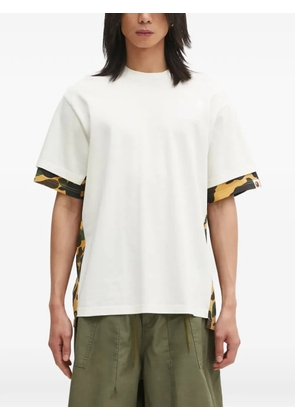 A BATHING APE® 1st Camo Heavy Washed Blocking T-shirt - Neutrals