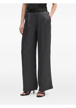 OUI elasticated-waistband trousers - Grey