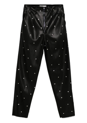 NISSA crystal-embellished trousers - Black