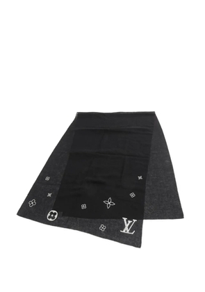 Louis Vuitton Pre-Owned 2000s rhinestone-embellishment scarf - Black