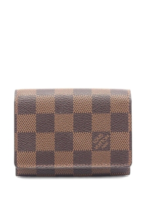 Louis Vuitton Pre-Owned 2014 Damier Ebene canvas wallet - Brown