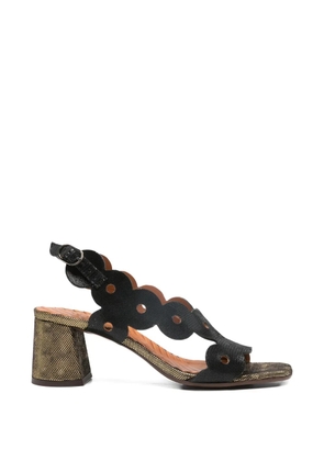 Chie Mihara scalloped Ryed sandals - Black