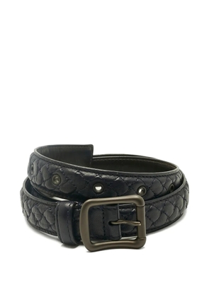 Bottega Veneta Pre-Owned Intrecciato leather belt - Blue