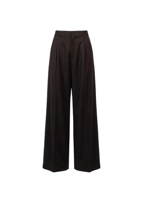 SA SU PHI Bogart pleated palazzo pants - Brown
