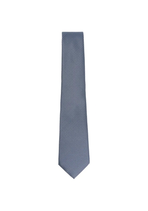 Giorgio Armani printed tie - Blue