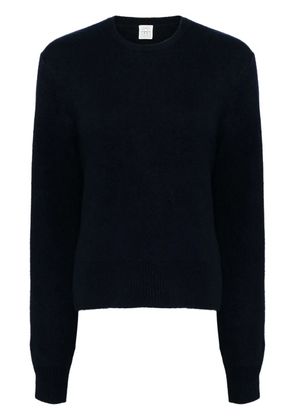 TOTEME cropped crew neck jumper - Blue