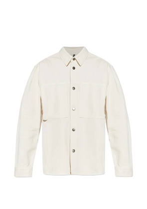Haikure Arno patch pocket shirt - Neutrals