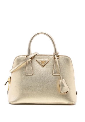 Prada Pre-Owned 2000-2025 Small Saffiano Lux Promenade satchel - Gold