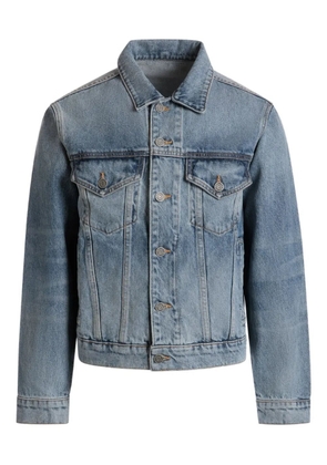 Bally logo-patch denim jacket - Blue