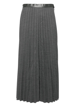 JNBY A-type pleated skirt - Grey