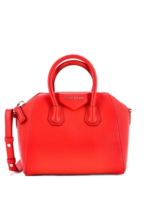 Givenchy Pre-Owned Antigona Bag Leather Mini crossbody bag - Red