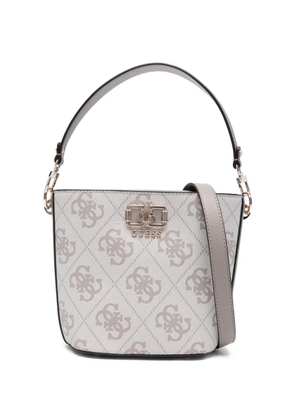 GUESS USA Karnilla patterned top-handle tote bag - Neutrals
