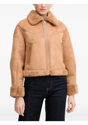 Gaudi zip-fastening jacket - Brown