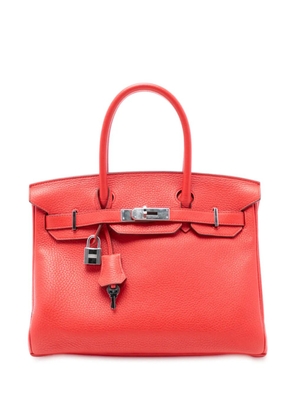 Hermès Pre-Owned 2016 Clemence Birkin Retourne 30 handbag - Red