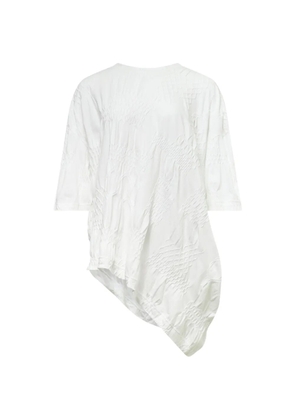 Y's asymmetric T-shirt - White