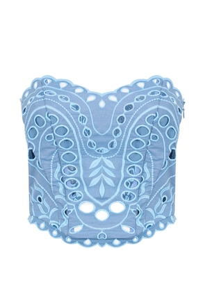 Charo Ruiz Ibiza Kai eyelet top - Blue