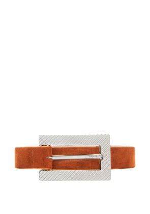 The Attico square-buckle belt - Orange