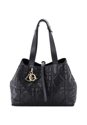 Christian Dior Pre-Owned Toujours Macrocannage Quilt Calfskin Medium tote bag - Black
