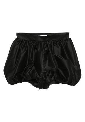 Viktor & Rolf bubble-hem satin shorts - Black
