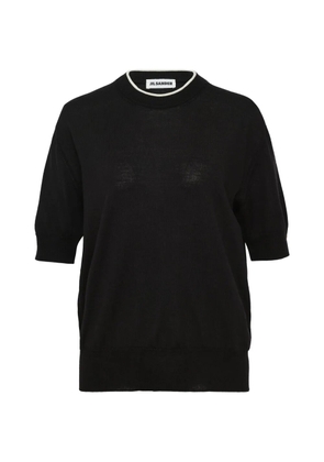 Jil Sander short-sleeve merino T-shirt - Black