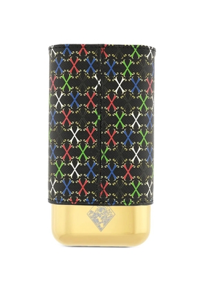 S.T. Dupont patterned cigar case - Black